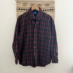 PENDLETON | Mens Fall Transitional Button Down Long Sleeve 100% Wool Shirt
